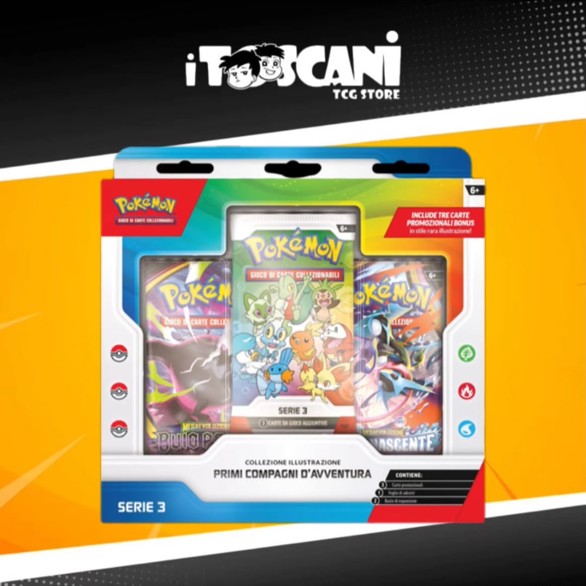 Collezione Pokemon PRIMI COMPAGNI DI AVVENTURA Serie 3( ITA)