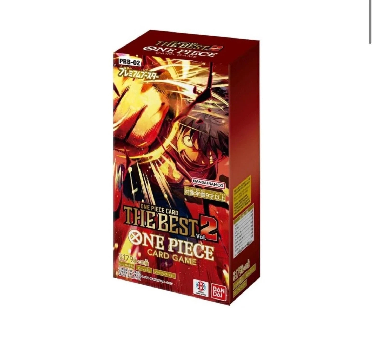One Piece Card Game Premium Booster THE BEST Vol.2 PRB02 Display – 10 Buste (JP)