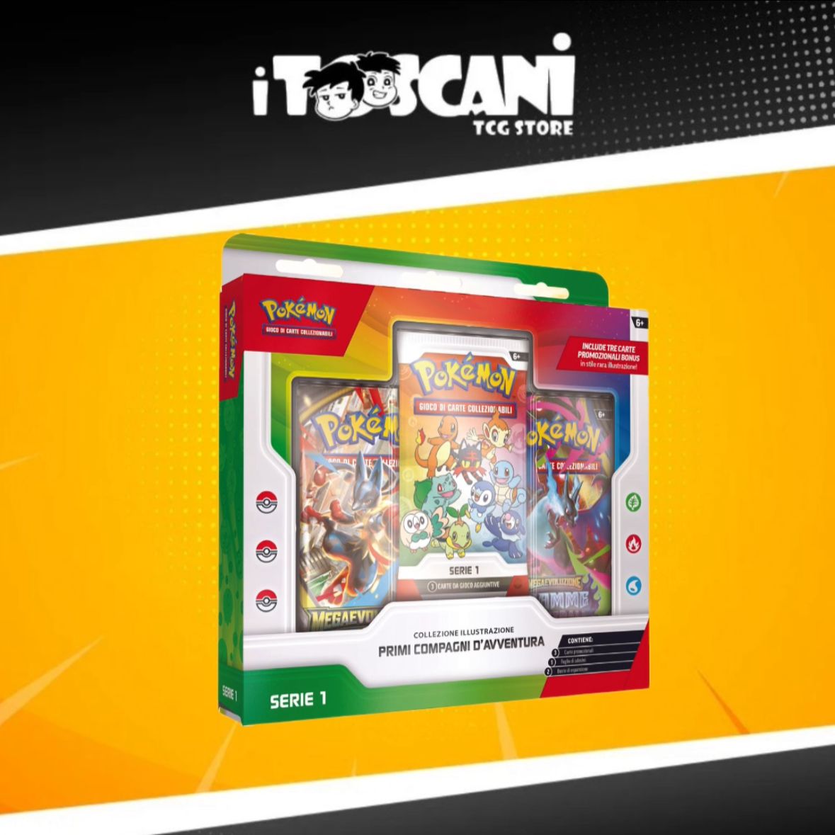 Collezione Pokemon PRIMI COMPAGNI DI AVVENTURA Serie 1 (ITA)