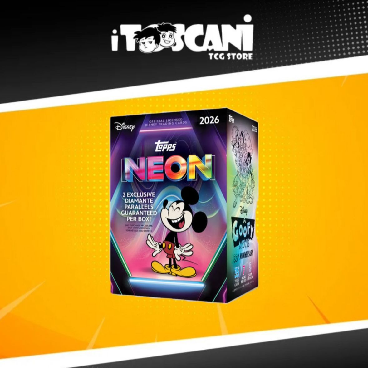 TOPPS Disney Neon Value box