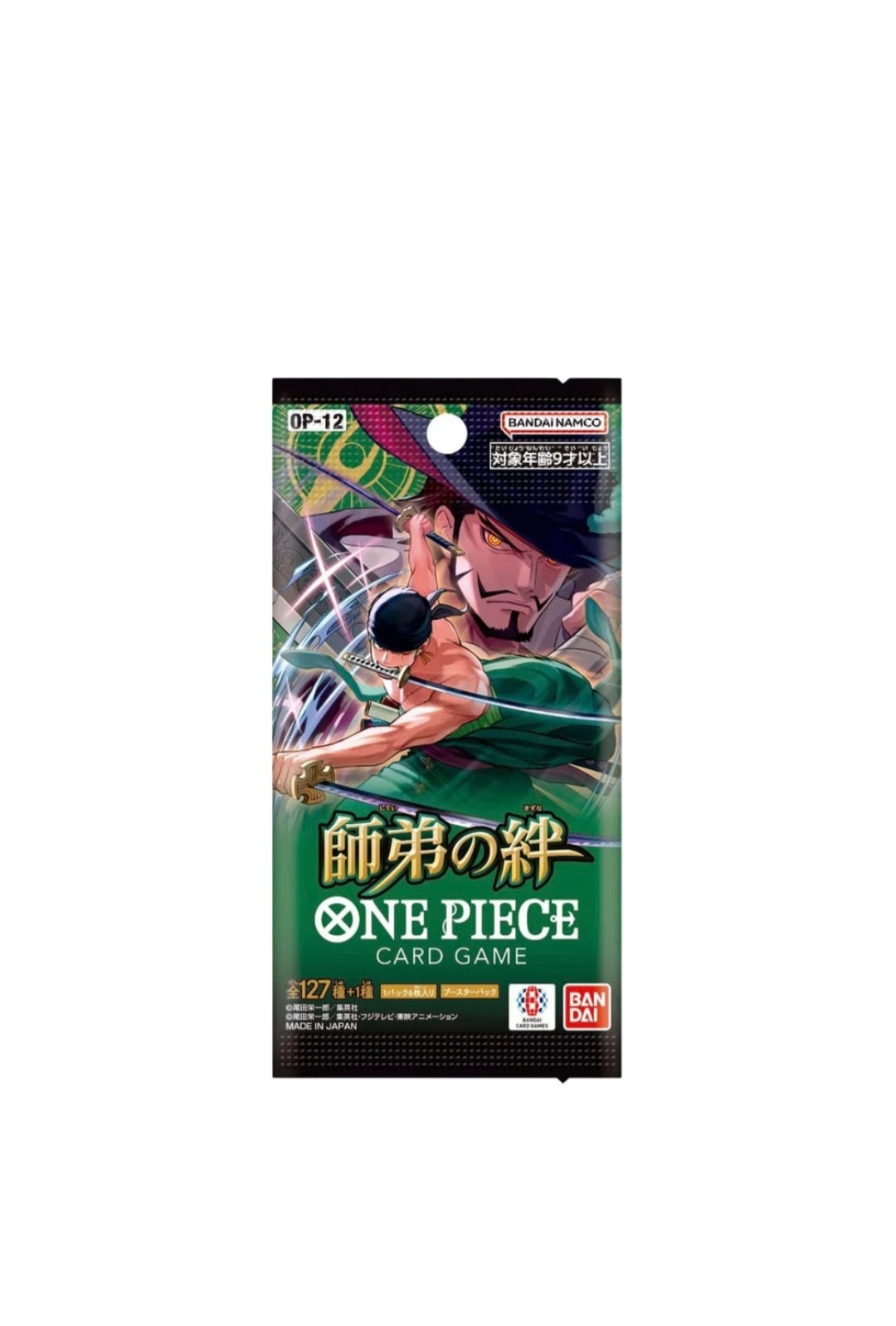 One Piece Card OP12 Pack JAP