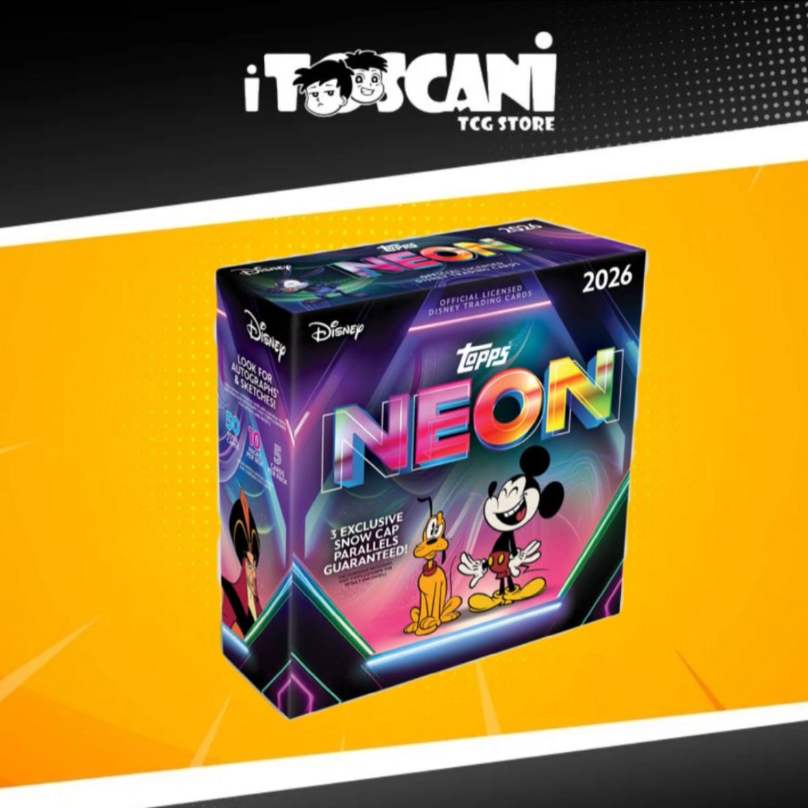 TOPPS Disney Neon Mega box