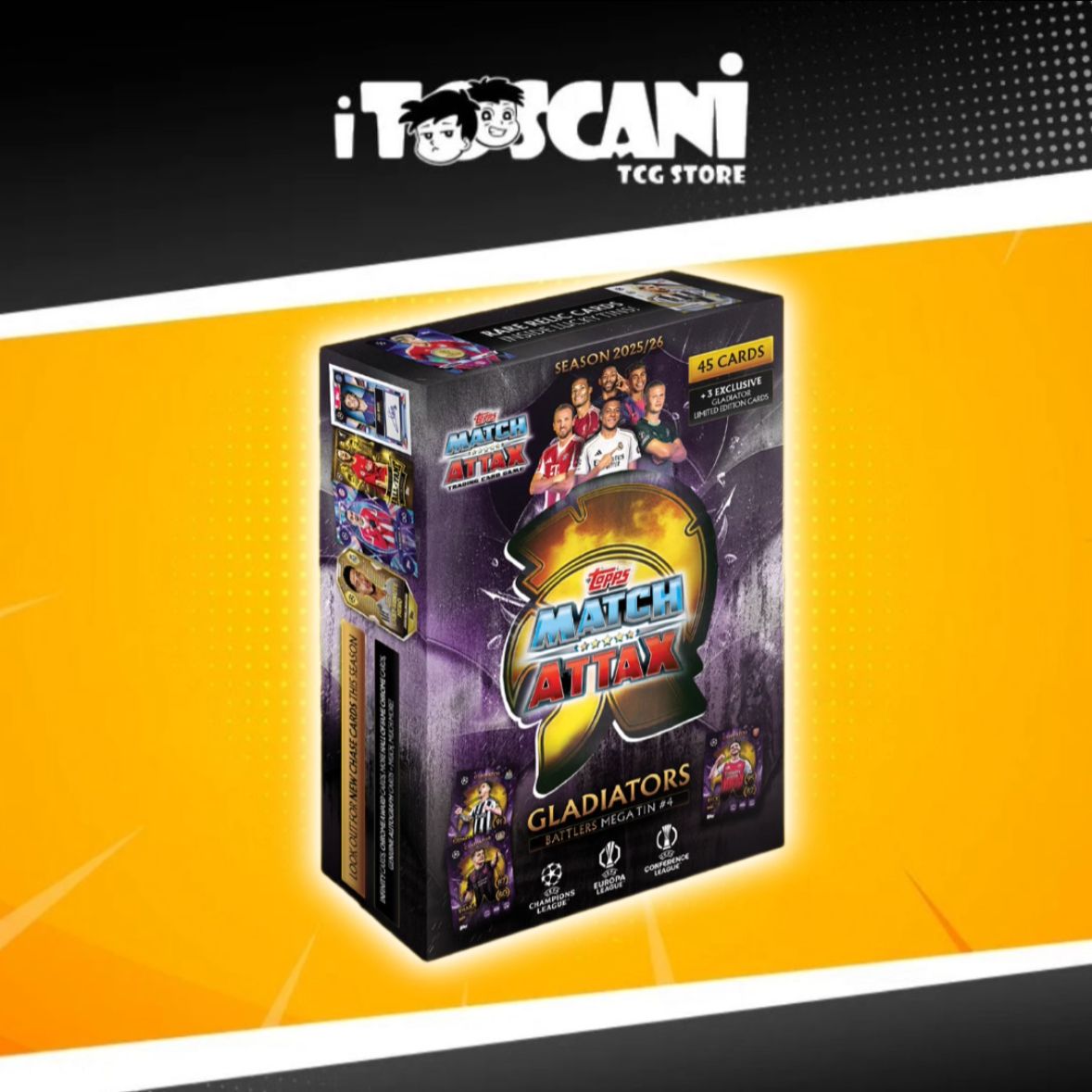 TOPPS MEGA TIN GLADIATORS 4 25/26