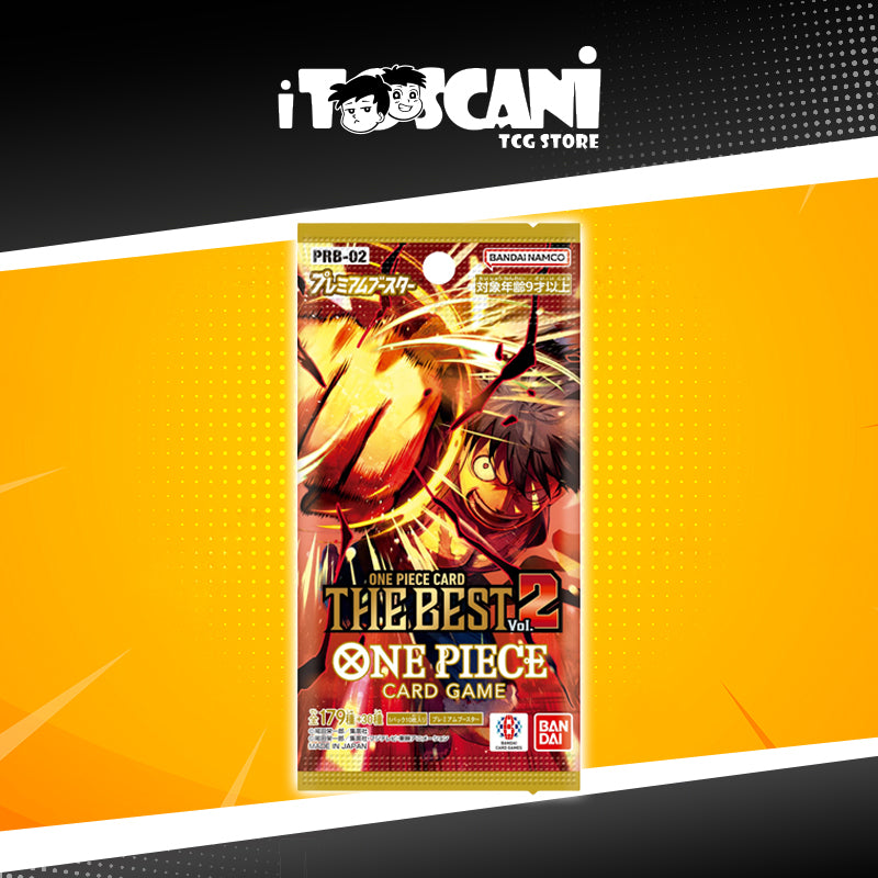 One Piece Card Game Premium Booster THE BEST Vol.2 PRB02 PACK SINGOLO (Jap)
