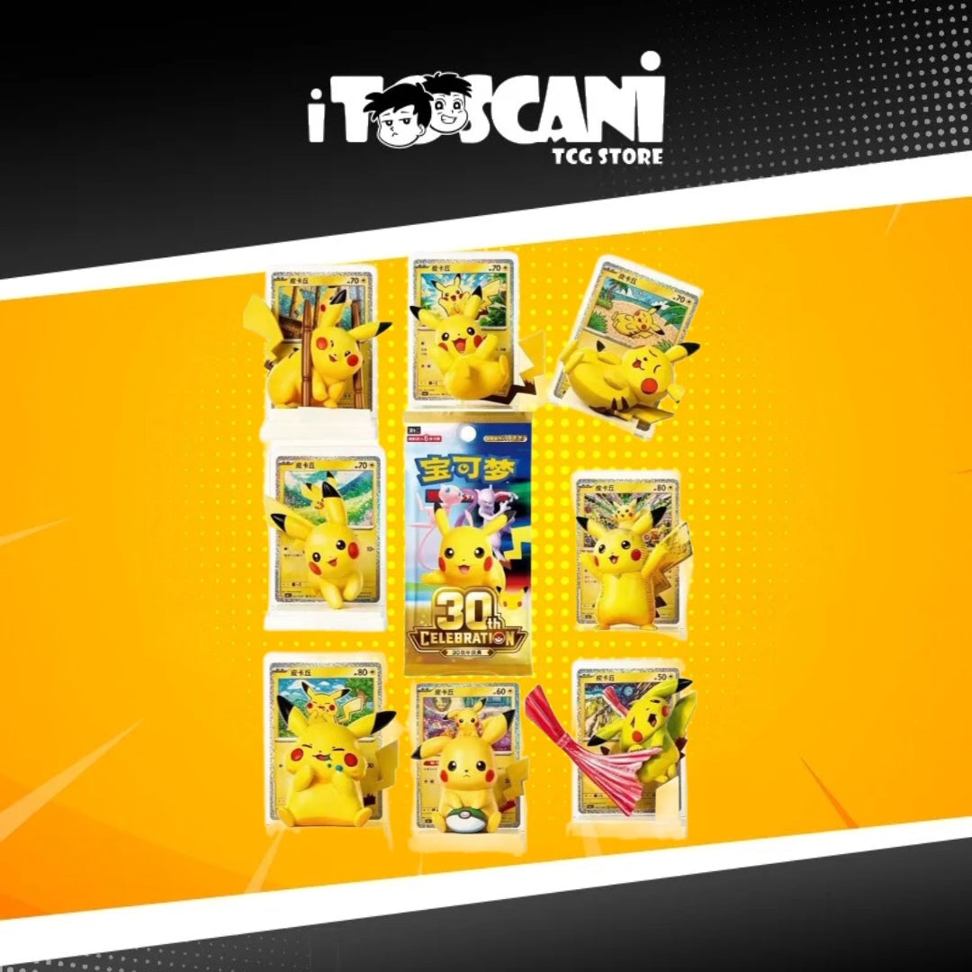 Pokemon figure set Pikachu cinese 30th(CN)PREORDER