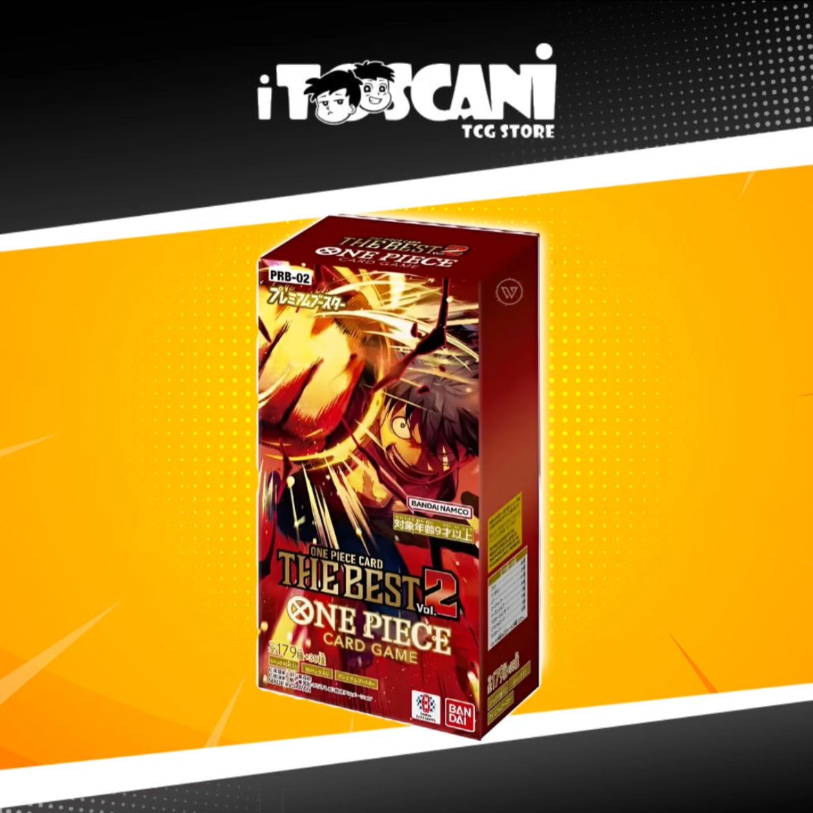 One Piece Card Game Premium Booster THE BEST Vol.2 PRB02 Display – 10 Buste (JP) DA CASE