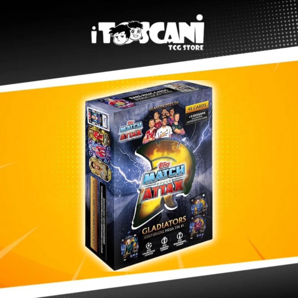 TOPPS MEGA TIN GLADIATORS 1 25/26